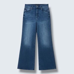 7 For All Mankind Jo Ultra High Rise Wide Leg Jeans Tangeri Wash Size 26
